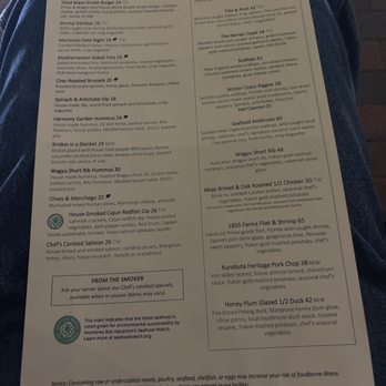 Third Wave Cafe - Front page menu, Pizza on the back - Creperies Near Me - New Smyrna Beach, Florida