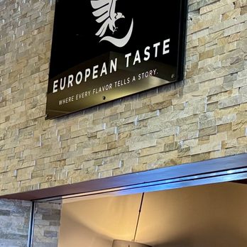 European Taste - Signage above the entrance from the mall. - Coffee & Tea Near Me - West Des Moines, Iowa European Taste - Signage above the entrance from the mall. - Coffee & Tea Near Me - West Des Moines, Iowa
