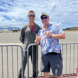 Marine Corps Base - The F-22 Raptor Pilot is from Davenport, IA, in the QUADCITIES, across the river my home town of RockIsland, IL.