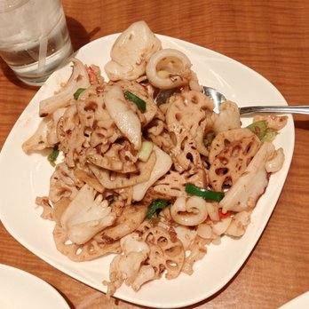 Ping Pang Pong - Calamari with lotus root - Dim Sum Near Me - Las Vegas, Nevada Ping Pang Pong - Calamari with lotus root - Dim Sum Near Me - Las Vegas, Nevada