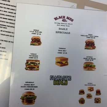 Black Meg 43 - Specials - Sandwiches Near Me - Copperas Cove, Texas Black Meg 43 - Specials - Sandwiches Near Me - Copperas Cove, Texas