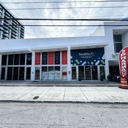 Streetview of Healthi Rx Pharmacy, located next to Aoko.