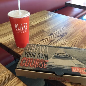 Blaze Pizza - giant portions! had to take the rest home for a midnight snack! - Pizza Near Me - Lehi, Utah
