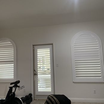 E & J Shutters And Blinds - Master bedroom shutters. Windows and patio door. - Shades & Blinds Near Me - Riverside , California E & J Shutters And Blinds - Master bedroom shutters. Windows and patio door. - Shades & Blinds Near Me - Riverside , California