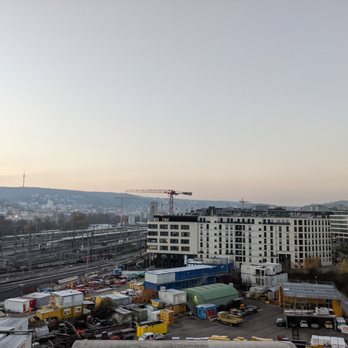 Hampton by Hilton Stuttgart City Centre - View from a high floor at the Hampton by Hilton Stuttgart City Centre - Hotels Near Me - Stuttgart, BW