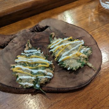 My Fucking Restaurant - Tempura Shiso Leaves - Gluten-Free Near Me - Barcelona, B My Fucking Restaurant - Tempura Shiso Leaves - Gluten-Free Near Me - Barcelona, B