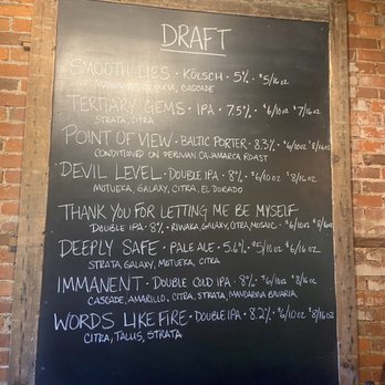 Hidden River Brewing Company - 5/6/23 Beers - Breweries Near Me - Douglassville, Pennsylvania