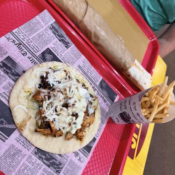 Spincy - Pita with fries and a Typhoon Wrap - Fast Food Near Me - Quincy, Illinois Spincy - Pita with fries and a Typhoon Wrap - Fast Food Near Me - Quincy, Illinois