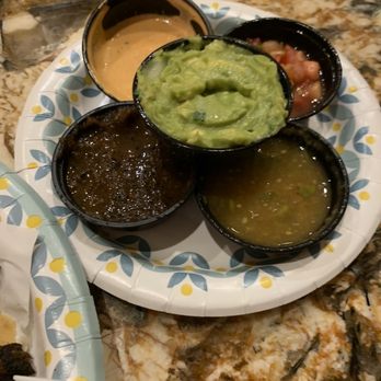 The Taco Stand - My tower of complimentary sauces! - Mexican Near Me - Miami, Florida The Taco Stand - My tower of complimentary sauces! - Mexican Near Me - Miami, Florida