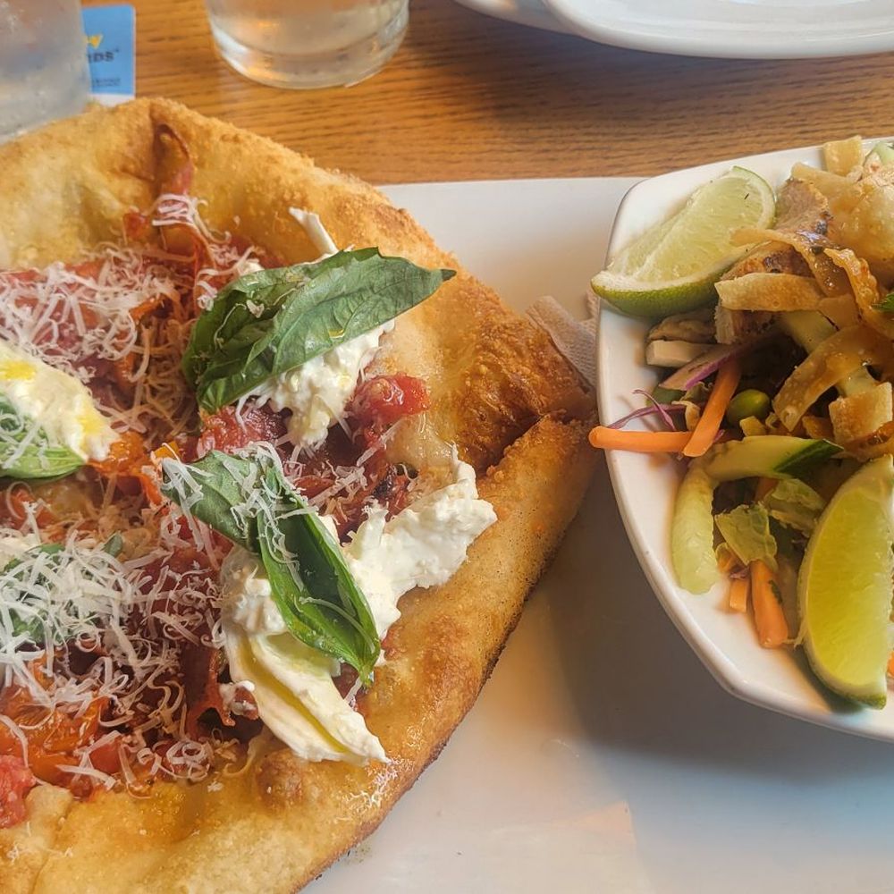 California Pizza Kitchen - Neopolitan Burrata and thai crunch - Pizza Near Me - San Diego, California