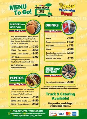 Menu photo 4 Guasakaca Spring, TX