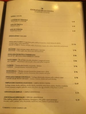 Menu photo 7 Clarks Buenos Aires, C