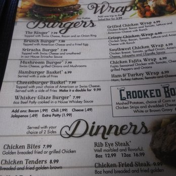 The Crooked Arrow Cafe - Menu - American Near Me - Seiling, Oklahoma The Crooked Arrow Cafe - Menu - American Near Me - Seiling, Oklahoma