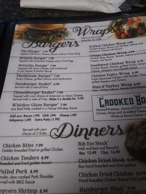 Menu photo 4 The Crooked Arrow Cafe Seiling, OK Menu photo 4 The Crooked Arrow Cafe Seiling, OK