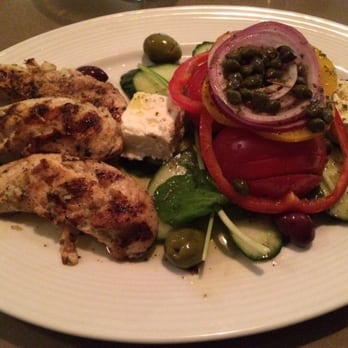 Ithaki Mediterranean Restaurant - Greek salad with grilled chicken - perfection. - Mediterranean Near Me - Peabody, Massachusetts Ithaki Mediterranean Restaurant - Greek salad with grilled chicken - perfection. - Mediterranean Near Me - Peabody, Massachusetts