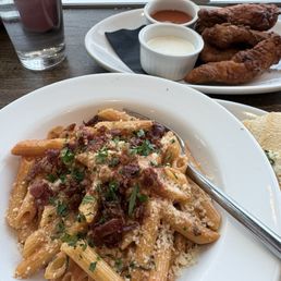 Happy hour Penne Vodka and Chicken Tenders (Half Doz) Happy hour Penne Vodka and Chicken Tenders (Half Doz)