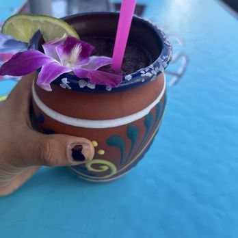Guac Star  - Strawberry Margarita in clay mug - Mexican Near Me - Lake Geneva, Wisconsin