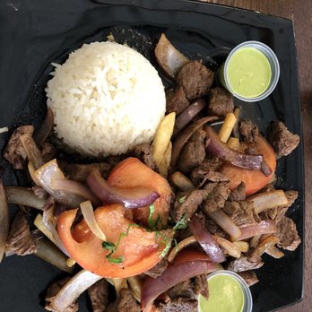 Chef Paz Restaurant - Lomo Saltado with double meat - Peruvian Near Me - West Allis, Wisconsin