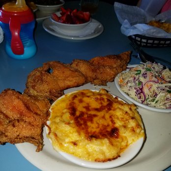High Hat Cafe - Fried chicken special with pimento mac & cheese and slaw - Yum! - Southern Near Me - New Orleans, Louisiana High Hat Cafe - Fried chicken special with pimento mac & cheese and slaw - Yum! - Southern Near Me - New Orleans, Louisiana