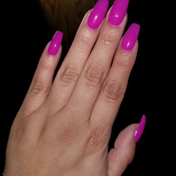 Jazzy's Nails Spa - Coffin shaped nails done by Jazzy - Nail Salons Near Me - Whittier, California Jazzy's Nails Spa - Coffin shaped nails done by Jazzy - Nail Salons Near Me - Whittier, California