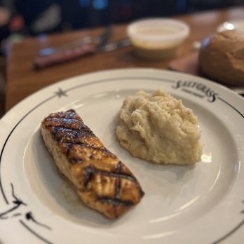Saltgrass Steak House - Salmon & Mash Potatoes - Steakhouses Near Me - Rogers, Arkansas Saltgrass Steak House - Salmon & Mash Potatoes - Steakhouses Near Me - Rogers, Arkansas