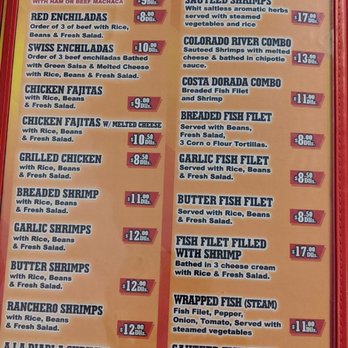 Kashas - Menu - Mexican Near Me - Los Algodones, BCN