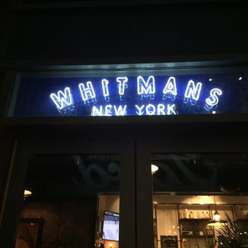 Whitmans - Outside view at night. - Burgers Near Me - New York, New York Whitmans - Outside view at night. - Burgers Near Me - New York, New York
