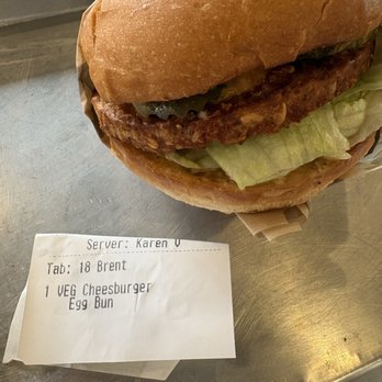 Gott's Roadside - My veggie burger with cheese MEH... - American Near Me - Greenbrae, California Gott's Roadside - My veggie burger with cheese MEH... - American Near Me - Greenbrae, California