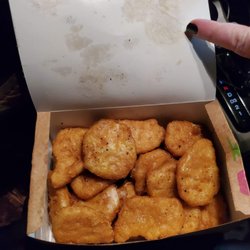UnEdible Nuggets filled with grease and soggy