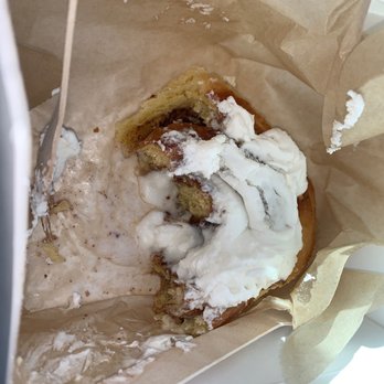 Brewja Coffee - Cinnamon roll. Bouta finish right it right now - Coffee & Tea Near Me - San Lorenzo, California