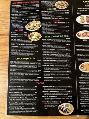 Menu photo 5 El Potro Orlando, FL Menu photo 5 El Potro Orlando, FL