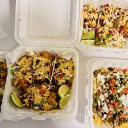Maria’s Tacos - Shrimp and fish Tacos, and carne asada fries !
