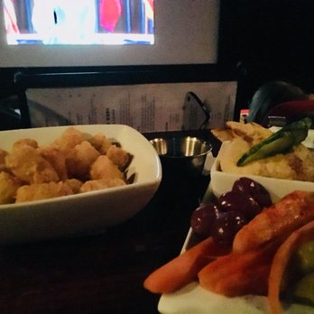 Nitehawk Cinema - Tater tots and hummus (before the show started, don't worry!) - Cinema Near Me - Brooklyn, New York