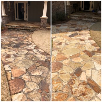 Cole's Window Cleaning - Before and after - Pressure Washers Near Me