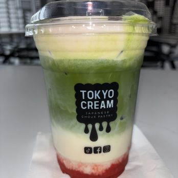 Tokyo Cream - Sakura Matcha - Desserts Near Me - San Francisco, California Tokyo Cream - Sakura Matcha - Desserts Near Me - San Francisco, California