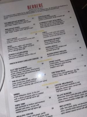 Menu photo 6 Berbere Santa Monica, CA Menu photo 6 Berbere Santa Monica, CA