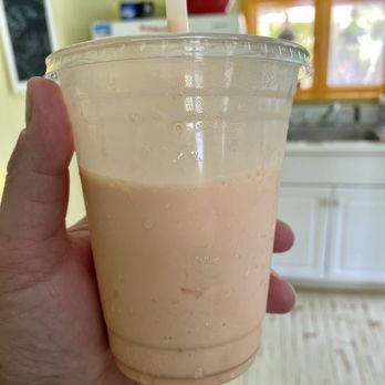 Shake Shop - Peach milkshake - Ice Cream & Frozen Yogurt Near Me - Treasure Island, Florida Shake Shop - Peach milkshake - Ice Cream & Frozen Yogurt Near Me - Treasure Island, Florida