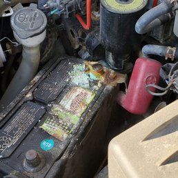 My corroded battery My corroded battery