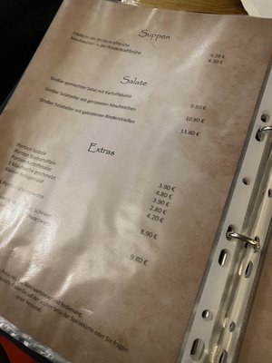 Menu photo 1 Heslacher Weinstube Stuttgart, BW Menu photo 1 Heslacher Weinstube Stuttgart, BW