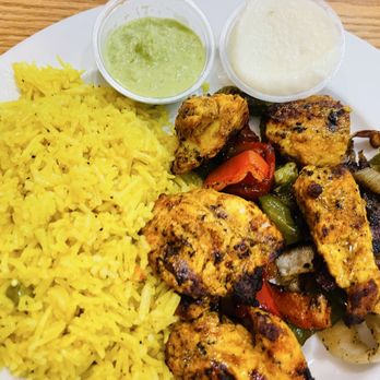 Jasmine Grill - Chicken Kabab Lunch - Mediterranean Near Me - Charlotte, North Carolina