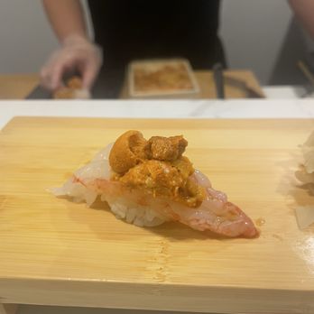Shinzo Omakase - Botan ebi and shrimp ( my fave! ) - Japanese Near Me - New York, New York Shinzo Omakase - Botan ebi and shrimp ( my fave! ) - Japanese Near Me - New York, New York