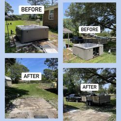 Pepe’s Hauling and Moving - Hot Tub Removal!!