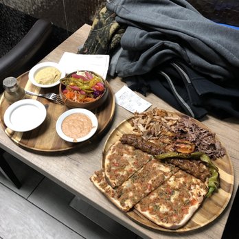 Champion Doner - Hummus, other dips for the veggies and salad, flat pita beef pizza, kebab, chicken & beef sharwarma - Mediterranean Near Me - Vaughan, Ontario Champion Doner - Hummus, other dips for the veggies and salad, flat pita beef pizza, kebab, chicken & beef sharwarma - Mediterranean Near Me - Vaughan, Ontario