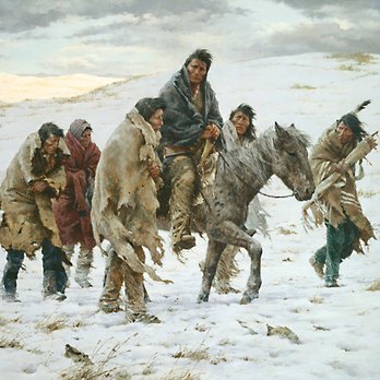 Gallery 601 - Chief Joseph Rides to Surrender by Howard Terpning - Art Galleries Near Me - Boise, Idaho Gallery 601 - Chief Joseph Rides to Surrender by Howard Terpning - Art Galleries Near Me - Boise, Idaho