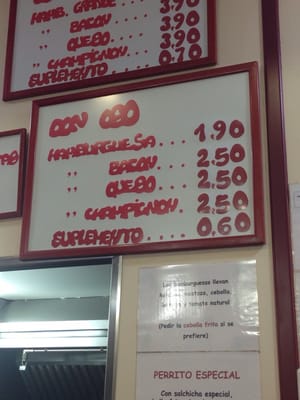 Menu photo 2 Don Oso Madrid, M