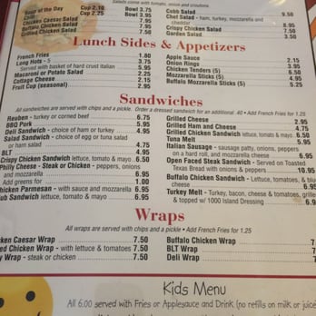 Killino's Riverside Diner - Menu part 2 - Diners Near Me - Marcy, New York Killino's Riverside Diner - Menu part 2 - Diners Near Me - Marcy, New York