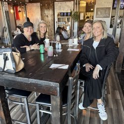 Juji's Kitchen - Friends celebrate. We love this place