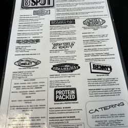 The Breakfast SPOT - Menu