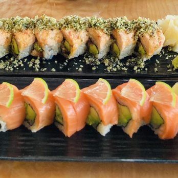 Sushi Ran - Salmon Citrus roll and Crunch roll - Sushi Bars Near Me - Sausalito, California Sushi Ran - Salmon Citrus roll and Crunch roll - Sushi Bars Near Me - Sausalito, California