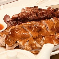 Shanghai Restaurant - Combination platter of roast duck and BBQ pork